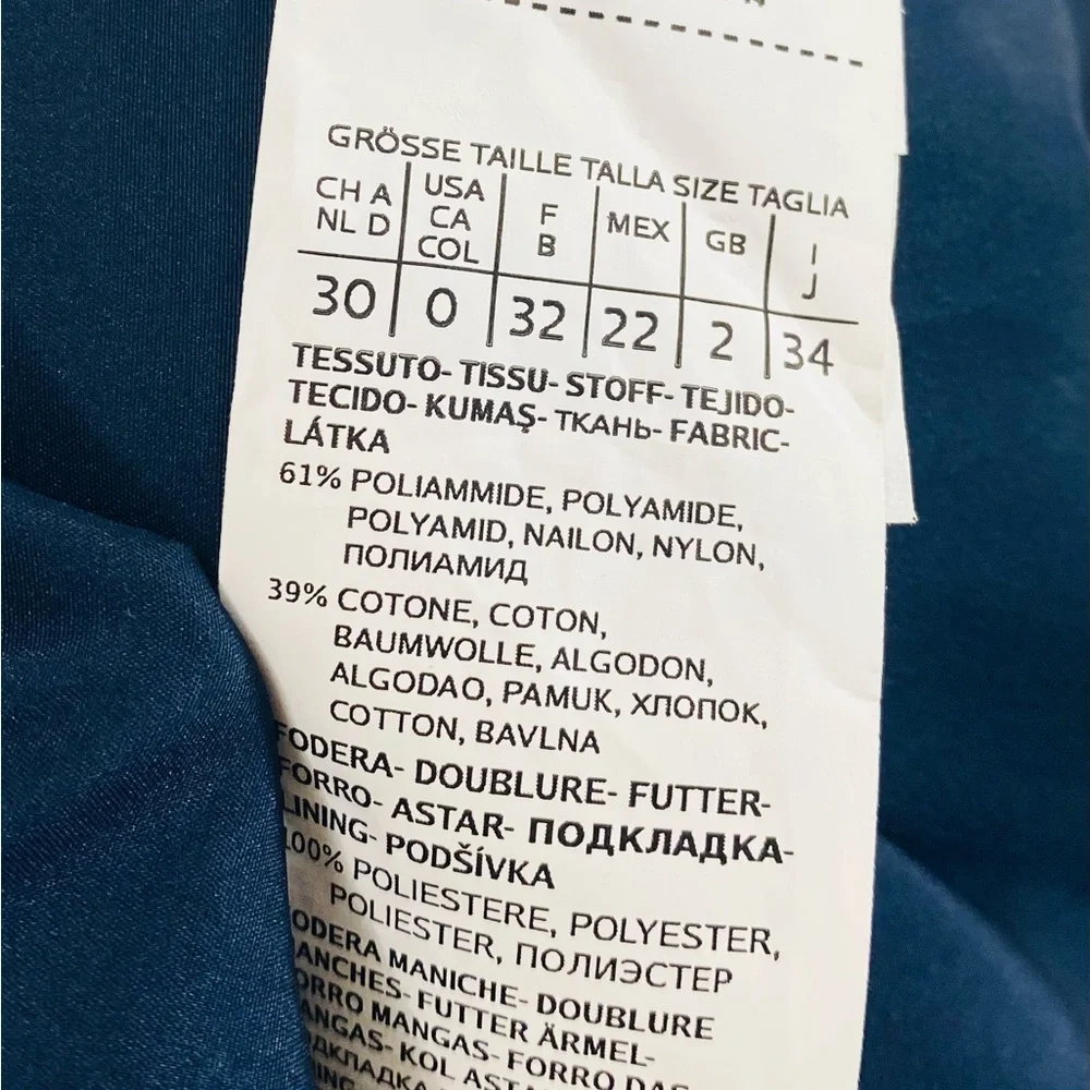 ❤️SOLD❤️ MAXMARA WEEKEND Navy Rain Trench Coat, 0 - Picture 9 of 12